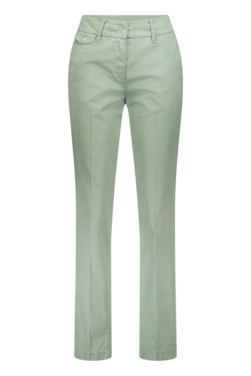 Denise 15 Straight Trouser - Khaki