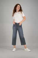 Feliza 1 Feminine Fit Trouser - Dark Rinse Used