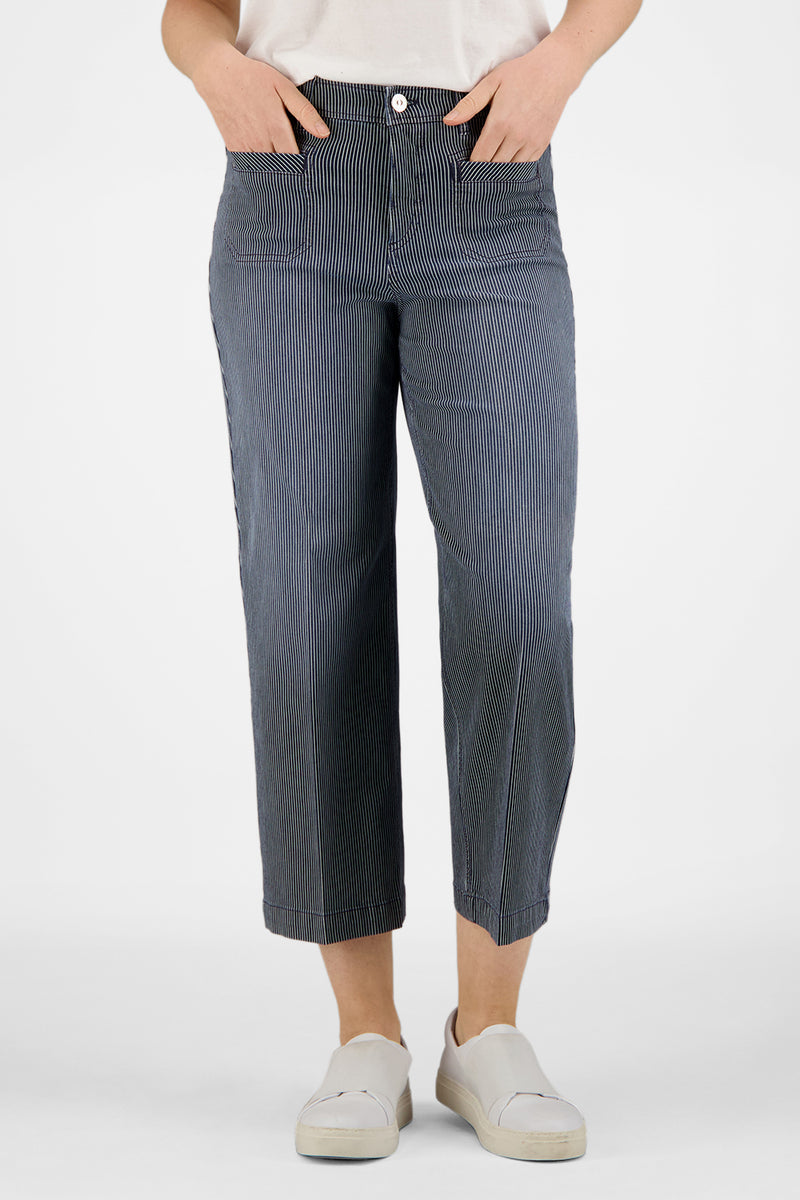 Feliza 1 Feminine Fit Trouser - Dark Rinse Used