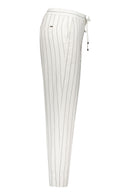 Frony 69 Stripe Trouser - White