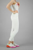 Zuri 121 Slim Fit Trouser - White Denim