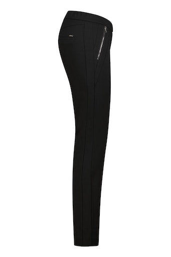 Zene Slim Trouser - Jet Black