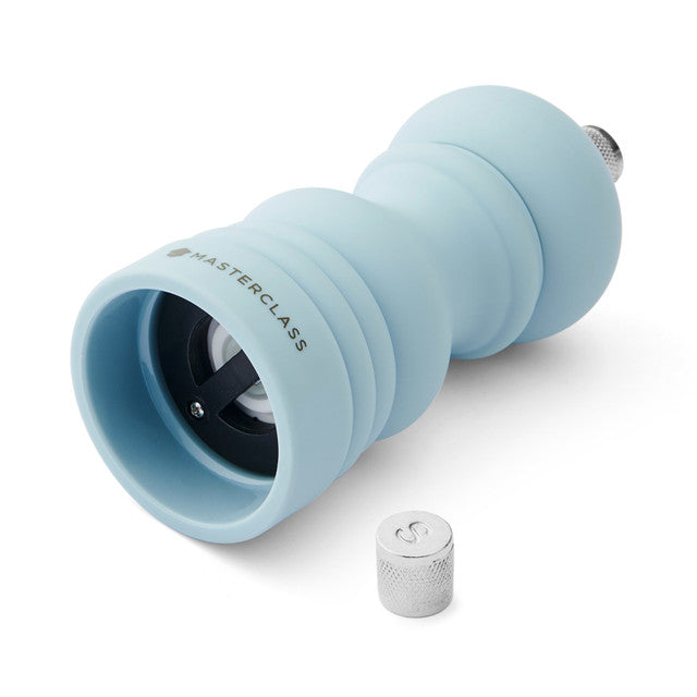 12cm Soft Touch Ceramic Salt/Pepper Grinder - Sky Blue