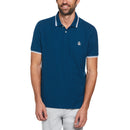 Original Pique Tipped Polo - Poseidon Blue