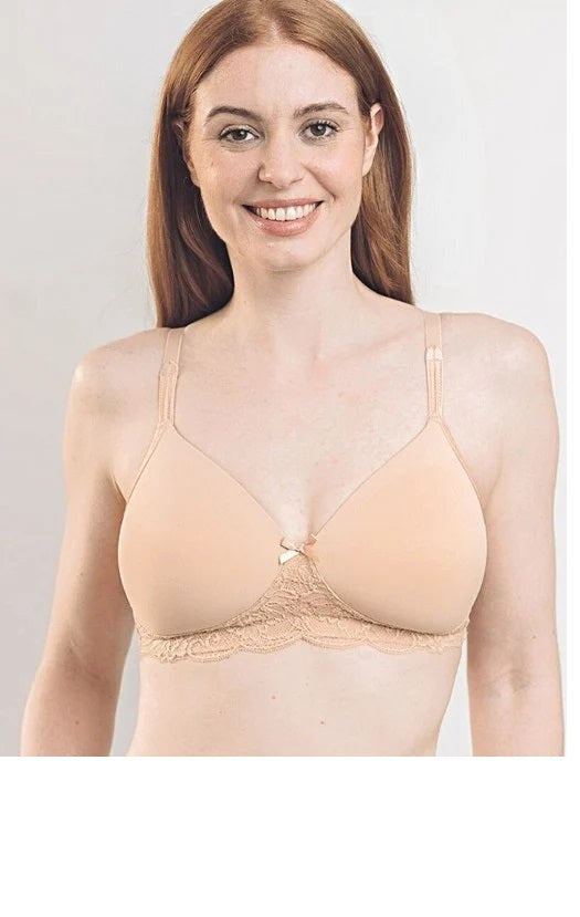 Georgia Lace T-Shirt Bra - Beige
