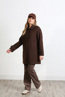 Georgia Coat - Chocolate Brown