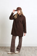 Georgia Coat - Chocolate Brown