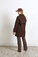 Georgia Coat - Chocolate Brown