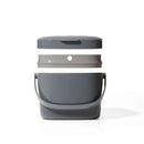 Easy-Clean 6.62l Compost Bin - Charcoal