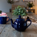 Farmhouse 2 Cup Teapot Cobalt Blue