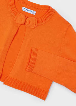 Knit Cardigan - Orange