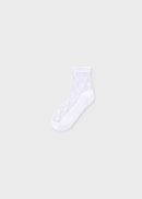 Flower Socks - White