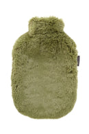 2 Litre Extra Soft Plush Hot Water Bottle - Green