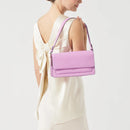 Leather Lane Flapover Shoulder - Sugar Pink