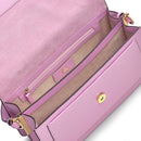 Leather Lane Flapover Shoulder - Sugar Pink