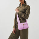 Pockets Icon Ziptop Crossbody - Sugar Pink