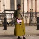 Pockets Icon Ziptop Crossbody - Sugar Pink