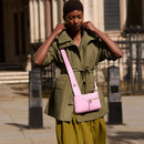 Pockets Icon Ziptop Crossbody - Sugar Pink