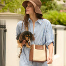 Dukes Place Canvas Crossbody - Tortoise