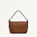 Small Flapover Crossbody - Saddle