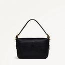 Small Flapover Crossbody - Black