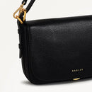 Small Flapover Crossbody - Black