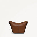 Small Ziptop Crossbody - Saddle
