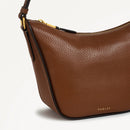 Small Ziptop Crossbody - Saddle