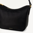 Medium Ziptop Crossbody - Black