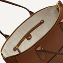 Oak Street Medium Ziptop Tote - Saddle