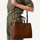 Medium Ziptop Grab - Saddle