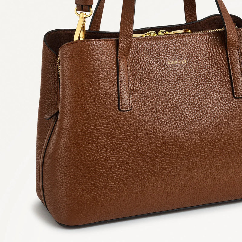 Medium Ziptop Grab - Saddle