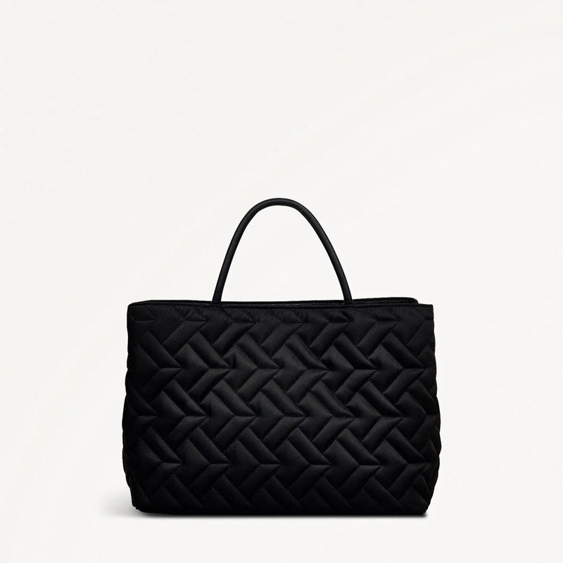 Holland Park Medium Ziptop Grab - Black