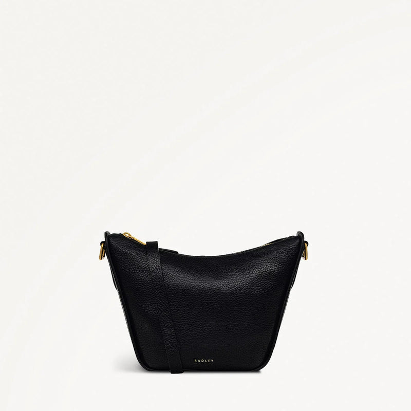 Small Ziptop Crossbody - Black