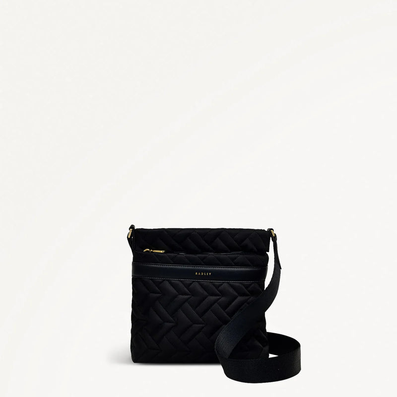 Holland Park Sml Ziptop Crossbody - Black