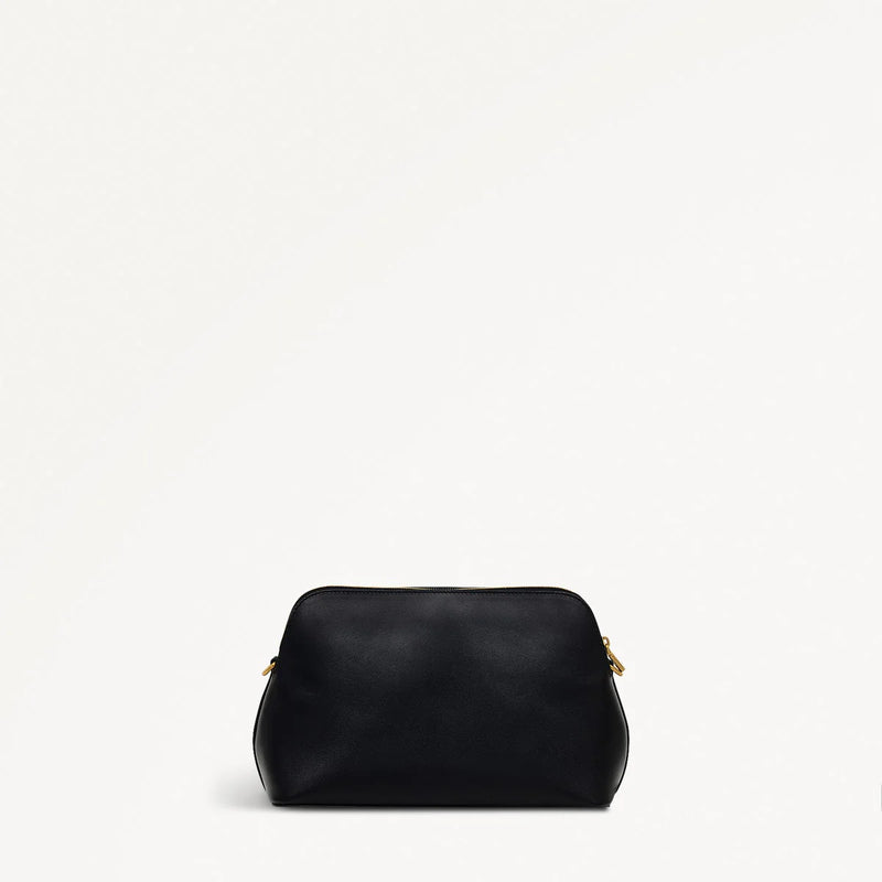 Medium Ziptop Crossbody - Black