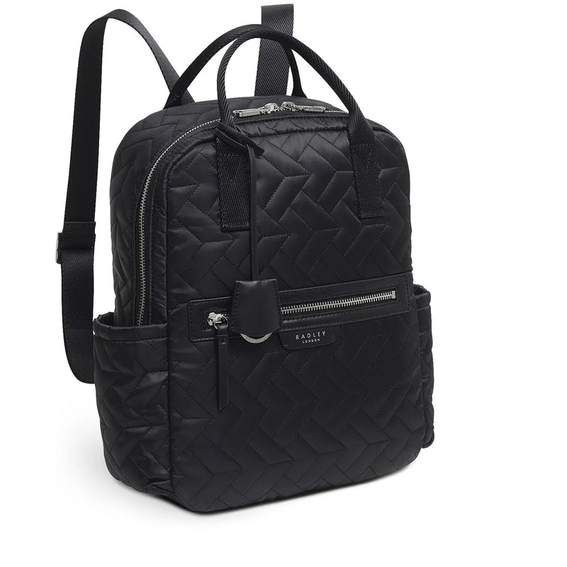 Finsbury Park Ziptop Backpack - Black