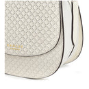 Liverpool Flower Emboss Crossbody - Chalk