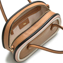 Bexley Colour Block Ziptop Grab - Butterscotch