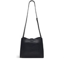 Medium Ziptop Crossbody - Black
