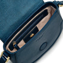 Saddle Street Flapover Crossbody - Deep Sea