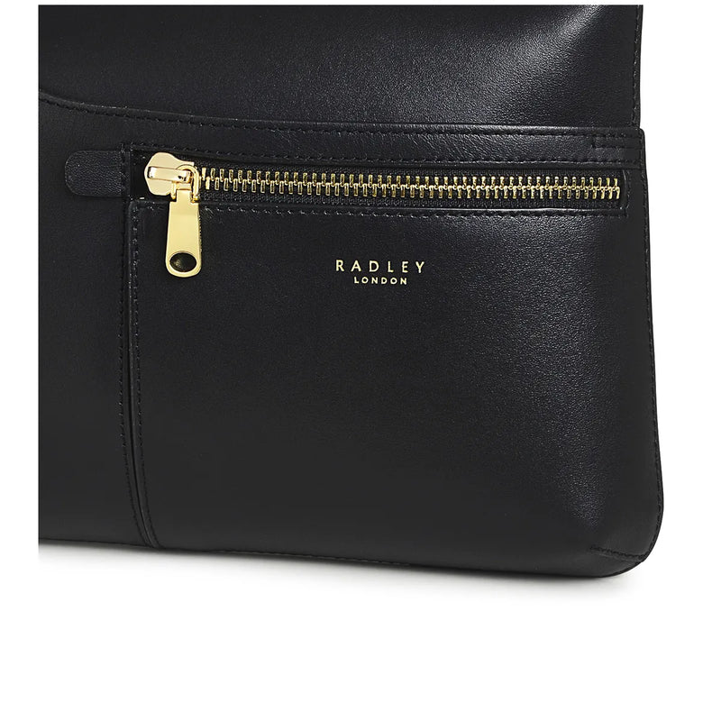 Pockets Icon Sml Ziptop Crossbody - Black