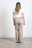 Harriet Pintuck WideLeg Jean - Stone