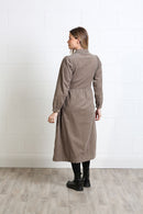 Hazel Shirt Dress - Biscuit