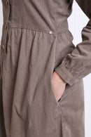 Hazel Shirt Dress - Biscuit