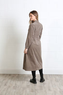 Hazel Shirt Dress - Biscuit