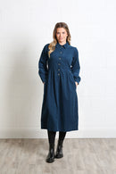 Hazel Shirt Dress - Teal