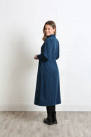 Hazel Shirt Dress - Teal
