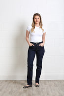 Helen Straight Jean - Dark Wash
