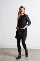 Helena Denim Dress - Dark Indigo
